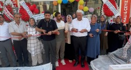 Diyarbakır görkemli  açılış Kadın girişimciden Ev tekstili mağazası